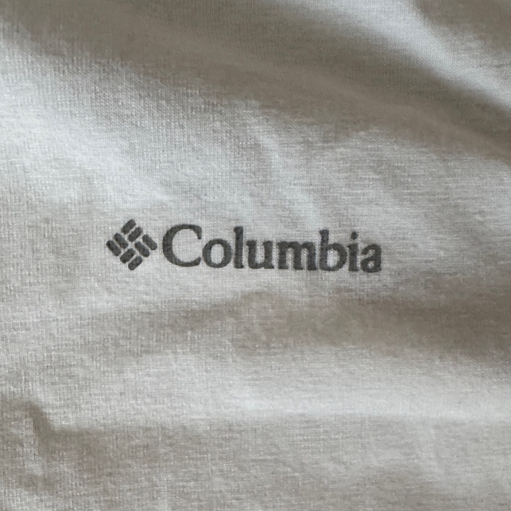 Columbia Logo White Tank top